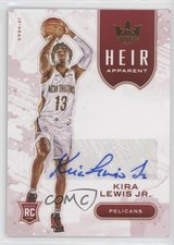 2020-21 Panini Court Kings Heir Apparent 48/99 Kira Lewis Jr #HA-KLJ Auto 0d2x
