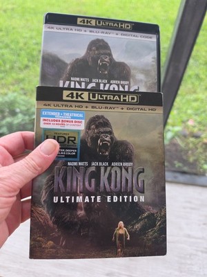 King Kong (Ultimate Edition, 4K Ultra HD,Blu-ray, No Digital, With OG SLIPCOVER)