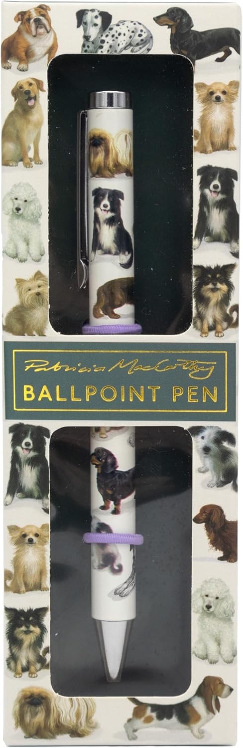 Robert Frederick Dogs Ballpoint Pen in Gift Box | Black Ink Twist Nib | Stylish