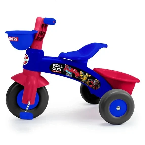 Triciclo Transformers Niño Pequeño con Cesta, Fácil Pedal Primer Paseo Bicicleta para Niños Foto 3 de 3