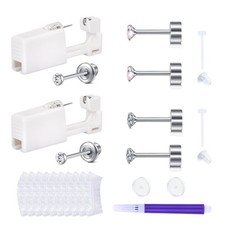 Ear Piercing Kit 2mm, 2mm Ear Piercing , Disposable Ear Piercing Kit with Pie...