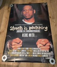 JAY-Z - STREETS IS WATCHING - ORIGINAL SS ROLLED PROMO POSTER - 1998