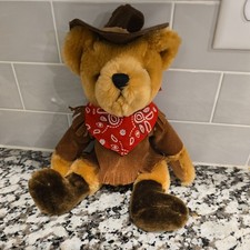 Russ REMINGTON COWBOY BEAR 9 Plush Stuffed An...