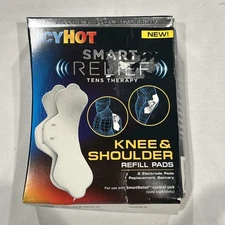 Icy Hot Smart Relief Tens Therapy Knee & Shoulder Refill Pads  Battery Disc 2018