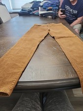 Goodfellow  Co Corduroy 5-Pocket Pants Men's Gingerbread Brown Straight Fit