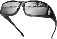 Fit Over Sunglasses for Men Women, Polarized Anti-Glare Sun Glasses Over Eyeg...