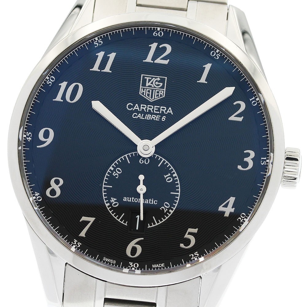 TAG HEUER WAS2110 Carrera Caliber 6 Date Automatic Men's Watch Used