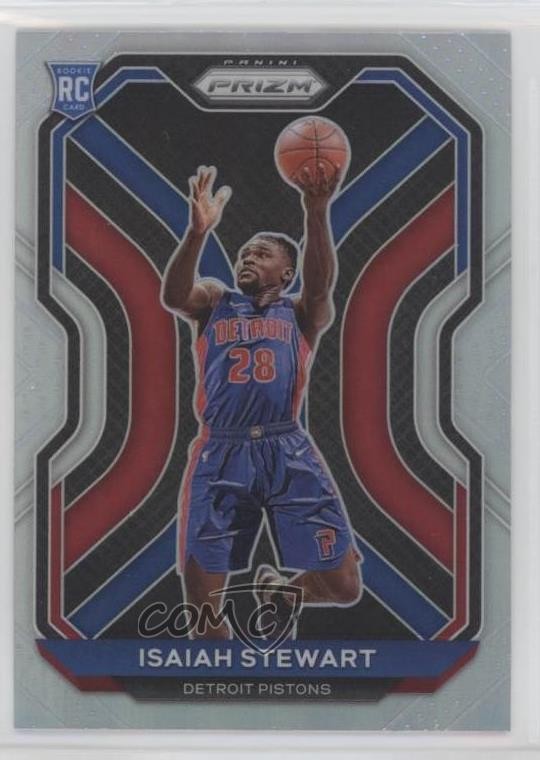 2020-21 Panini Prizm Silver Prizm Isaiah Stewart #254 13w9