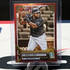 Jesus Aguilar 2022 Topps Gypsy Queen Ruby Red Foil #08 /10 Miami Marlins