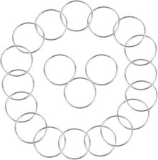 20Pcs Metallringe zum Basteln, BetterJonny 5cm Metallringe Drahtringe Deko