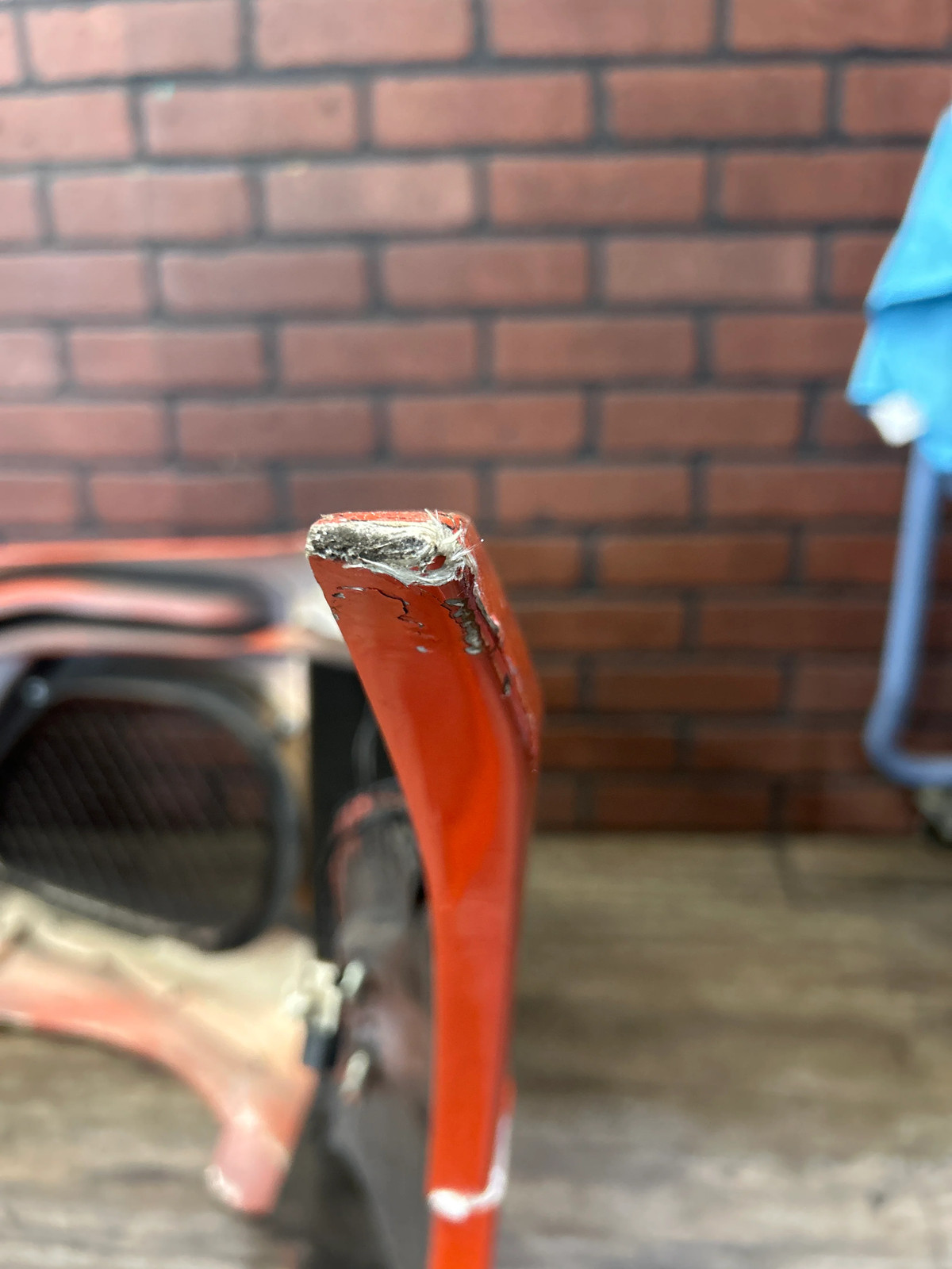 OEM Ferrari F430 Front Bumper Cover with Parking Sensors Orange Damaged 83111210