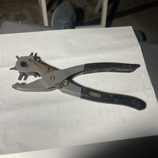 General Hardware No. RPLRotating Held Leather Hole Punch Pliers