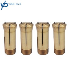 10 PCS High Precision 5c Emergency Brass Collet 1/16'' Lathe Milling Holder