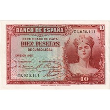 [#1291217] Banknote, Spain, 10 Pesetas, 1935, UNC
