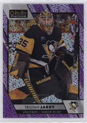 2023-24 O-Pee-Chee Platinum Violet Pixels 74/299 Tristan Jarry #17 v3k