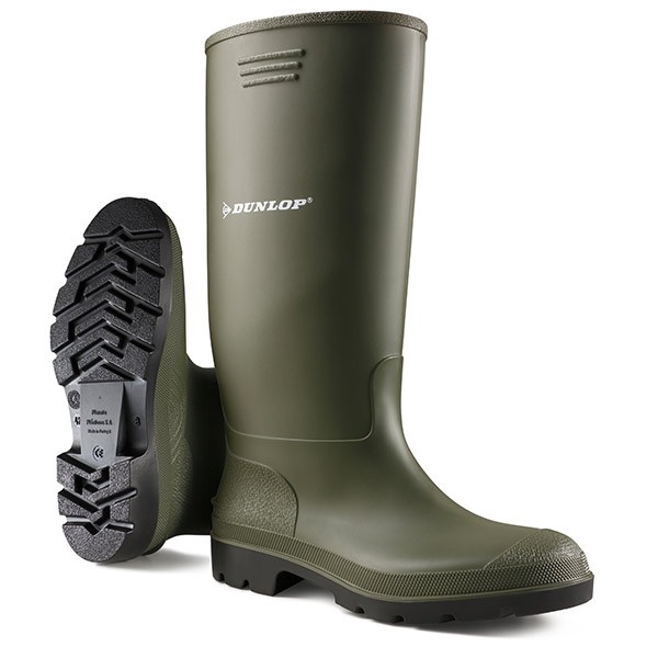 Dunlop Pricemaster Non-Safety Wellingtons Green Size 12