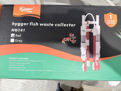 hygger HG141 Fish Waste Collector Gravel Vacuum for All Water Types, 150 gal