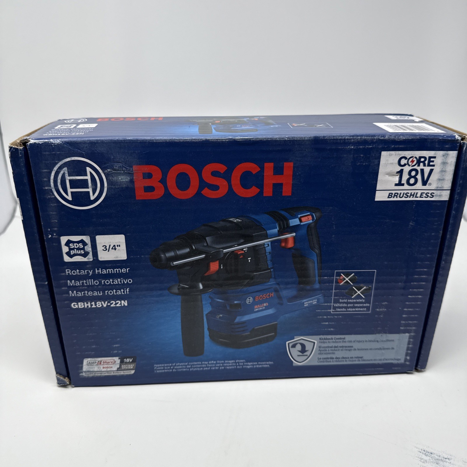 Bosch GBH18V-22N-RT 18V 3/4" SDS Plus Rotary Hammer NEW SEAL