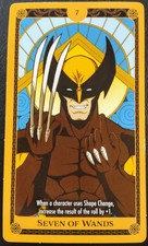 HEROCLIX X-Men X of Swords op t7 SEVEN OF WANDS Tarot Card slop le