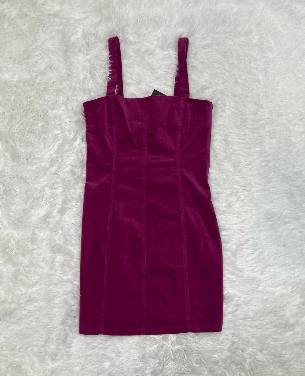 women's burgundy cocktail dress Nana Jacqueline Women's Simone Velvet Dress - Red