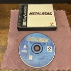 Metal Gear Solid (Sony PlayStation 1, 1998) PS1 Case & Disc 2 Only Black Label