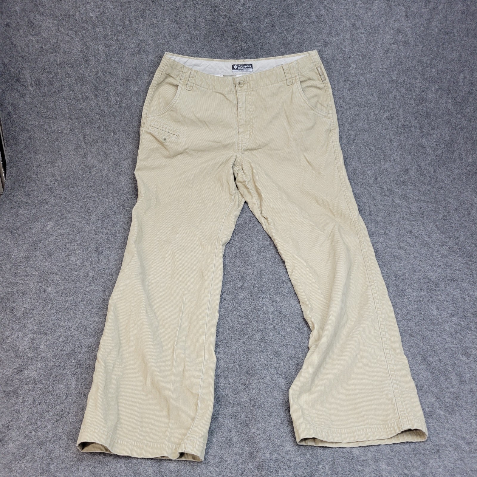 Columbia Pants Womens 10 Tan Corduroy  Streetwear Straight Leg Preppy 90s City thumbnail 2