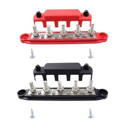 Car 300A Bus Bar 5-way High Current Power Distribution Block Battery Junction