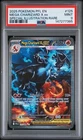 2025 POKEMON PFL EN-PHANTASMAL FLAMES #125 MEGA CHARIZARD X ex SIR PSA 9
