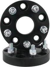 1 Inch Thick Forged Wheel Spacers With M12x1.5 Studs For Chevy 5 Lug Rims