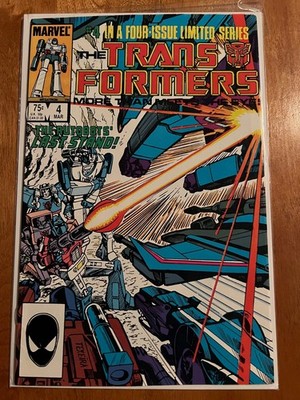 Transformers (1984) #4D 1st Appearance of Shockwave and 1st Cameo of Dinobots