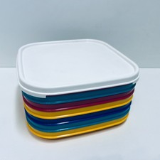 Tupperware - 7 Picknickteller + Deckel - GUT bis mittelmäßig