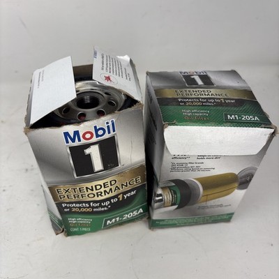 2x Mobil 1 M1205A For Volkswagen VW Jetta Audi Fox Lotus Elan Engine Oil Filter