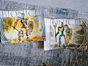 LEGO Bionicle Toa Hagah 100% complete & canisters & book 8763 8762 Norik Iruini