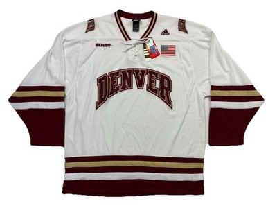 Denver Pioneers Hockey Jersey Size 2XL Adidas College Sports NCHC