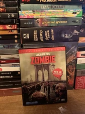 Lucio Fulci’s ZOMBIE bluray dvd w/ Lenticular Slipcover rare oop SHIPS IN A BOX