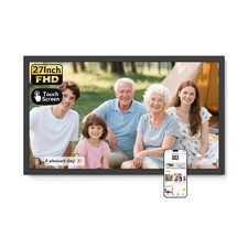NexFoto 27 Inch Touchscreen Digital Picture Frame, FHD WiFi Photo Frame Elect...