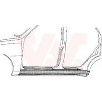 VAN Wezel Seitenschweller Links Passend FüR VW Golf III 1H1 Vento 1H2 1H5