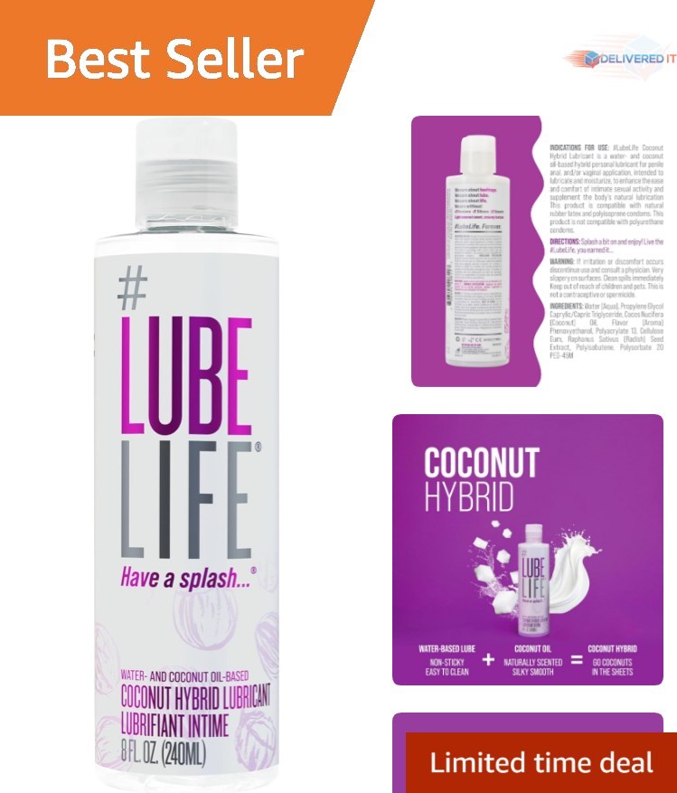 Lubricant 8 Fl Oz  Personal Glide Safe For Toys