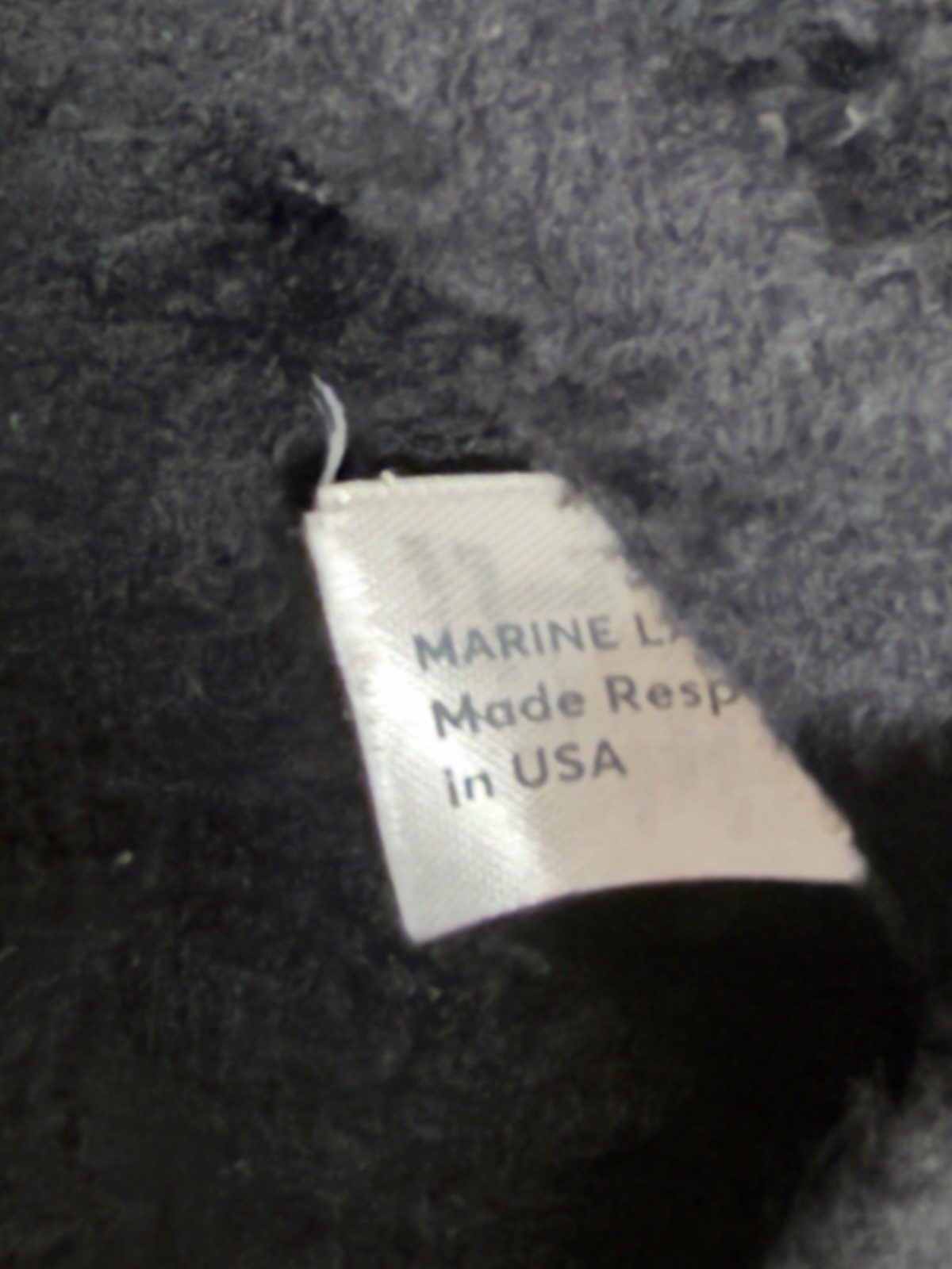 Marine Layer Google Cloud Black Full-Zip Fleece H… - image 7