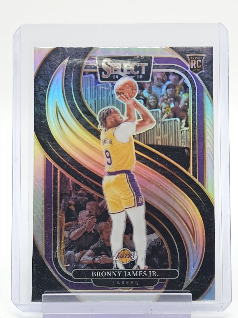 BRONNY JAMES JR. 2024-25 SELECT PREMIER LEVEL ROOKIE SILVER PRIZM RC Q1300