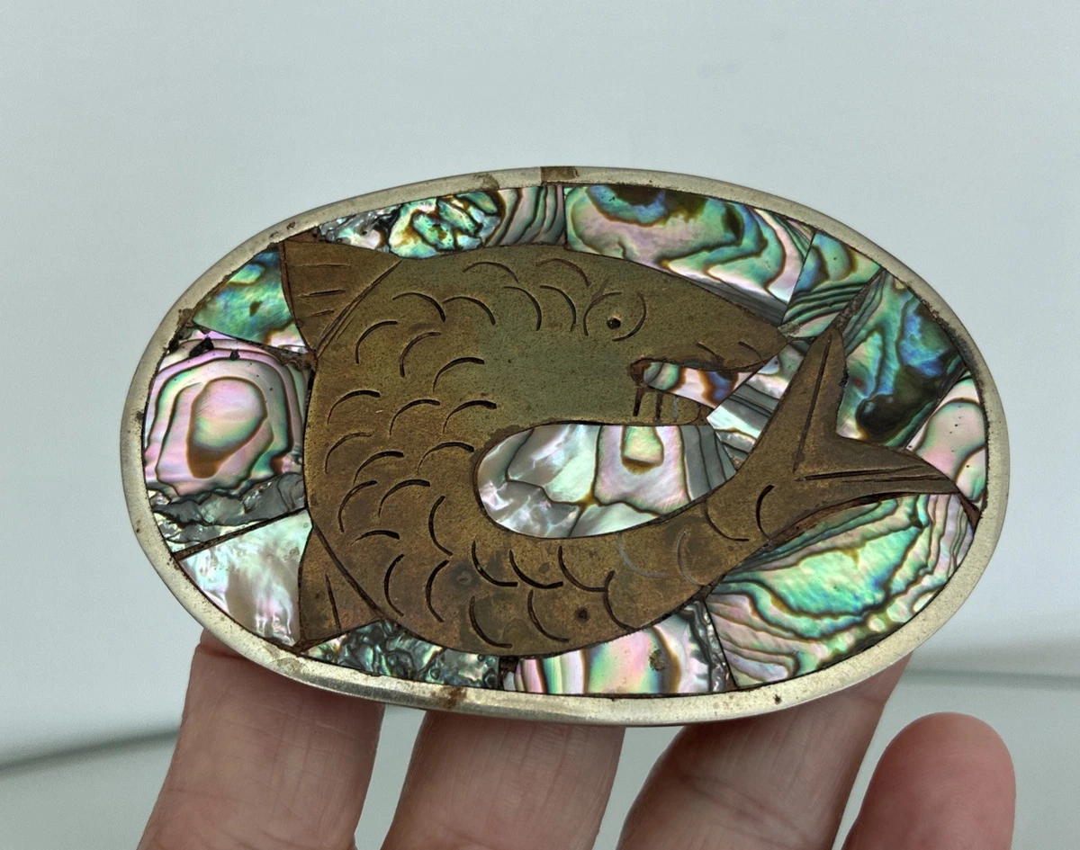 Mother of Pearl Vintage Belt Buckles for sale | eBay display picture 1