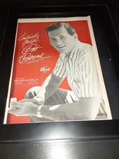 Pat Boone Continually Grateful Rare Original Dot Promo Poster Ad Framed!