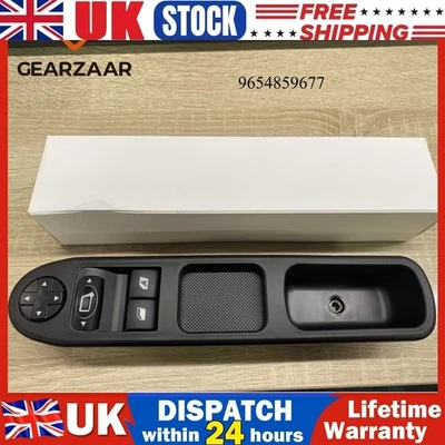 Electric Power Window Control Switch 6554.QG For Peugeot 207 2006-14 9654859677 - Image 1 of 4