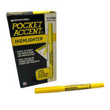 Vintage Sanford Pocket Accent Highlighter #27...