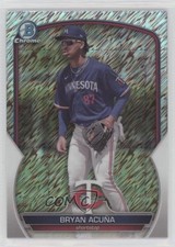 2023 Bowman Chrome Prospects Shimmer Refractor Bryan Acuna Acuña #BCP-193 11s9