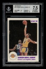 1985-86 Star Set-Break # 26 Kareem Abdul-Jabbar BGS 7.5 NEAR MINT+