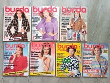 Burda Moden Modehefte mit Anleitung + Schnitt...