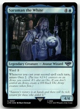 Saruman the White #67 (Foil) (NM) Lord of the Rings LTR Magic MTG