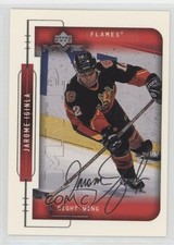 1999-00 Upper Deck MVP Silver Script Jarome Iginla #32 HOF 0f8