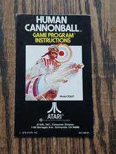 Human Cannonball Atari 2600 Manual Instructions Booklet ONLY 1978